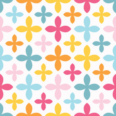 Bright vector seamless pattern. Endless texture