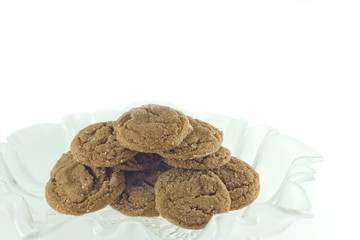 Homemade Sugared Molasses Cookies