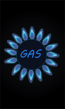 illustrazione fornello a GAS