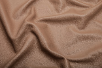 Brown leather texture background