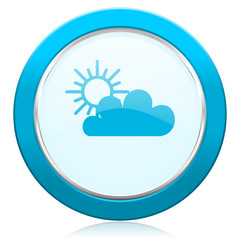 cloud icon waether forecast sign