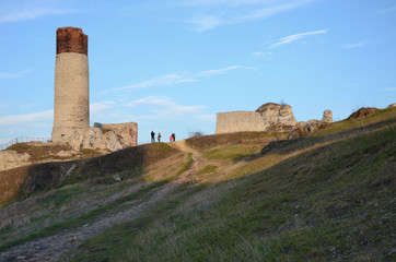 Fototapeta na wymiar Castle ruins (Olsztyn in Poland)