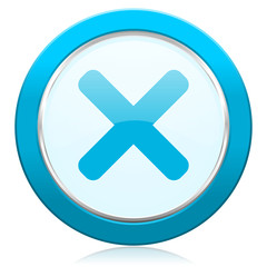 Obraz premium cancel icon x sign