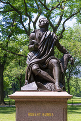 Fototapeta premium Central Park Robert Burns Manhattan New York
