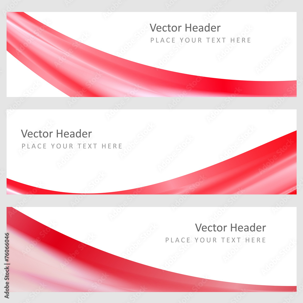 Poster set abstract vector background