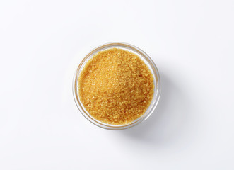 Golden brown raw cane sugar