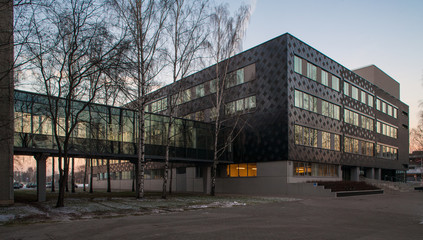 Obraz premium Design center of Riga Technical University.