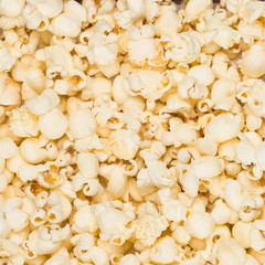 Photo realistic popcorn background - obrazy, fototapety, plakaty