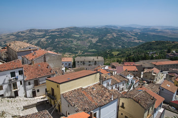 Fototapeta na wymiar Panoramic view of Acerenza. Basilicata. Italy.