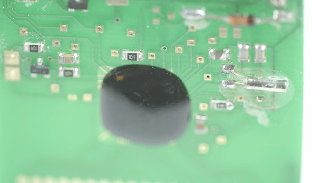 The micro board of the chip of the battery
