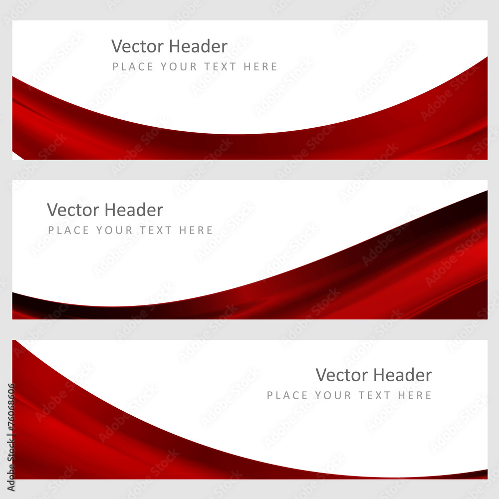 Poster set abstract vector background
