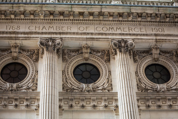 Obraz premium Manhattan New York chamber of commerce US