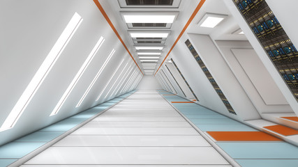 Futuristic interior