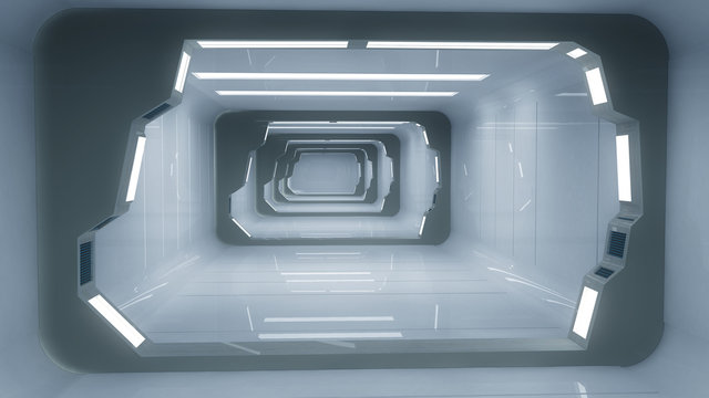 Futuristic interior
