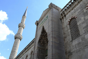 Fototapeta na wymiar Gate of Blue Mosque