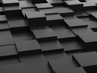 Abstract background of 3d blocks