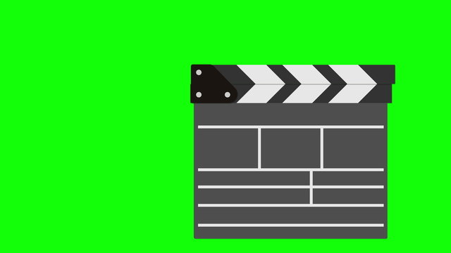 Cinema clapboard. Filmmaking and video production.