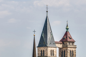 Fototapeta na wymiar Church of Saint Dionysius in Esslingen am Neckar, Germany