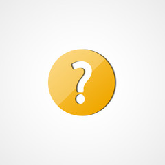 Question mark web icon