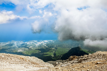 Panorama from Mount Tahtali, Turkey, Kemer