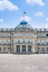 Fototapeta na wymiar New Palace at Schlossplatz in Stuttgart, Germany
