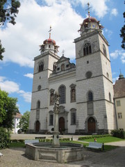 Klosterkirche - Klosterinsel Rheinau (Schweiz)