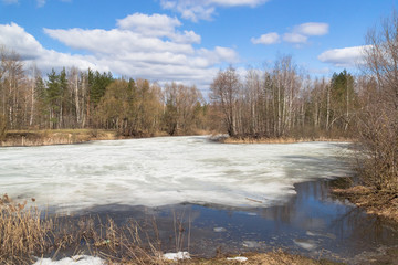 Lake in early spring
