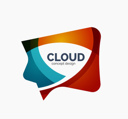 Modern cloud logo