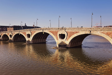 Fototapeta na wymiar Toulouse le pont-Neuf