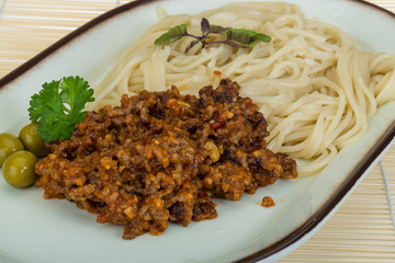Spaghetti bolognese