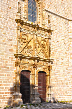 Portada plateresca de la catedral de Coria, C&aacute;ceres
