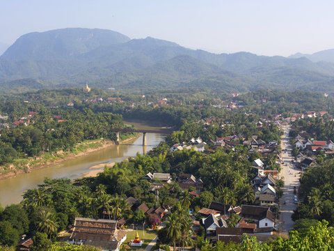 General View of Luang Prabang, Laos