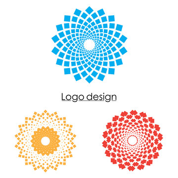 Logo design vector. Business abstract circle icon