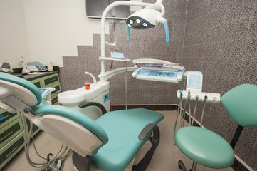 Equipment in a dentist surgery