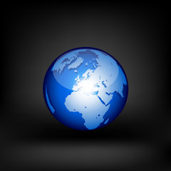 Globe. Vector