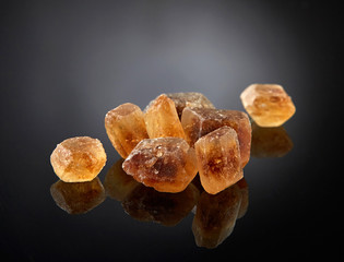 Brown caramelized sugar
