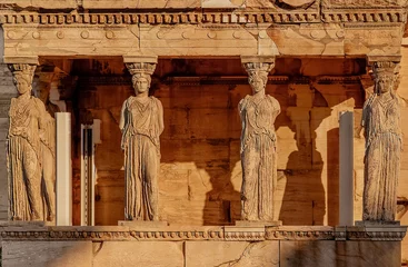 Foto op Plexiglas Caryatides, Acropolis of Athens, Greece © Nice