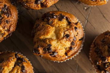Homemade Chocolate Chip Muffins