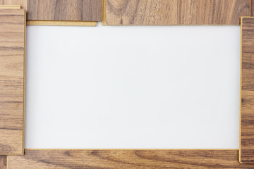 picture frame in laminate wooden style