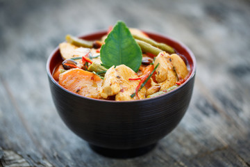 Panang curry, Plat épicé de Thailande