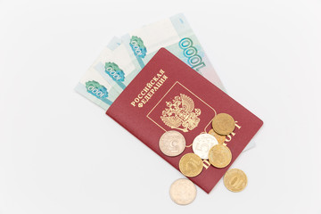 foreign passport  and ruble