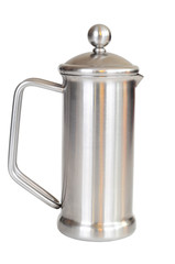 Cafetiere isolated on white background