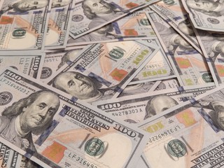 New one hundred dollars pile