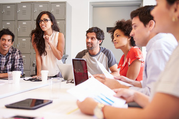 Designers Meeting To Discuss New Ideas