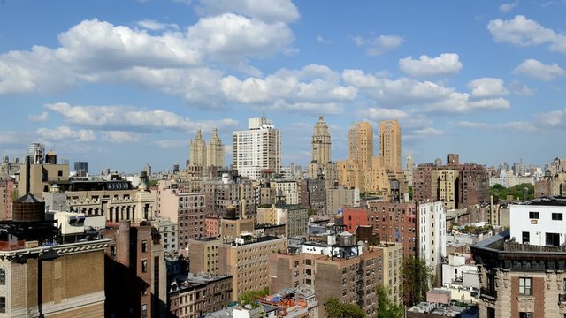 Timelapse HD of Manhattan New York skyline