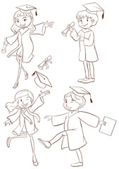 A graduation ceremony