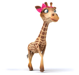 Obraz premium Fun giraffe