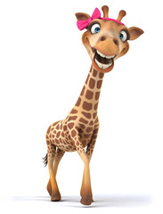 Obraz premium Fun giraffe