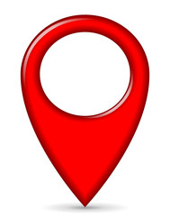 red gps pointer