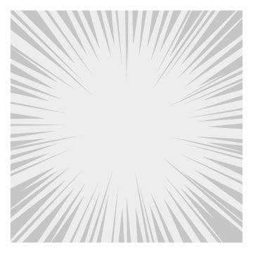 Comics Radial Speed Lines Graphic Effects. Vector